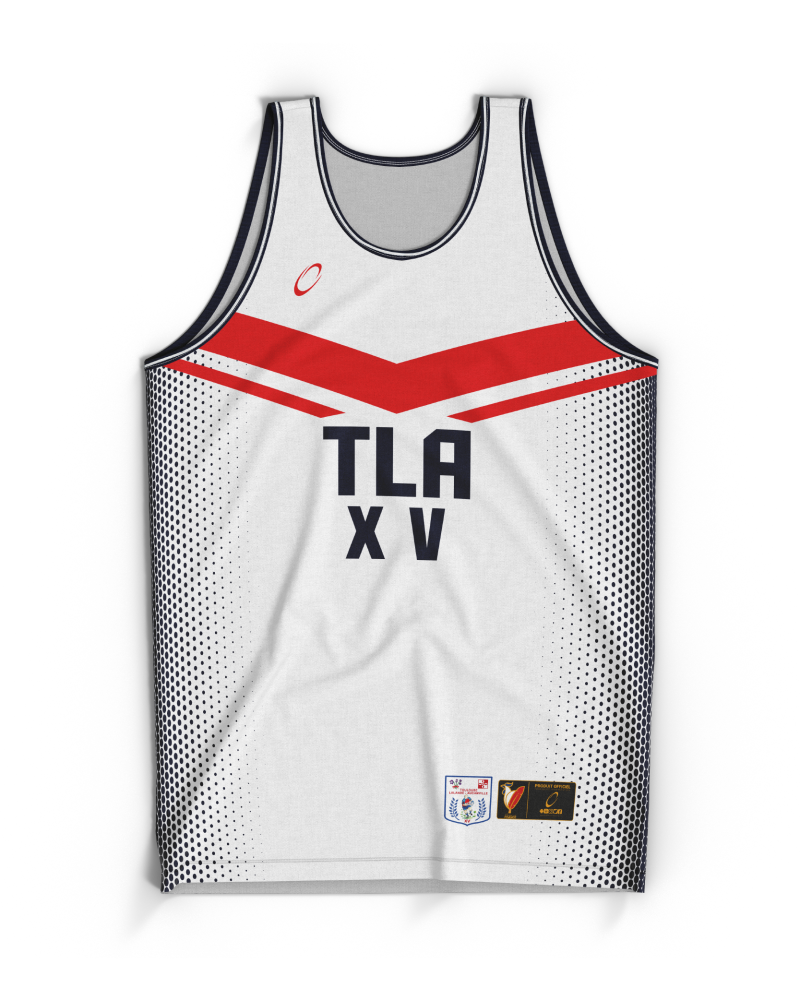 Maillot Basket White TLA XV - Akka Sports