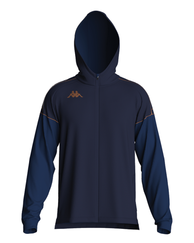Hoodie Zip Training Mevolo marine - Kappa