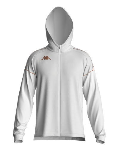 Hoodie Zip Training Mevolo blanc - Kappa