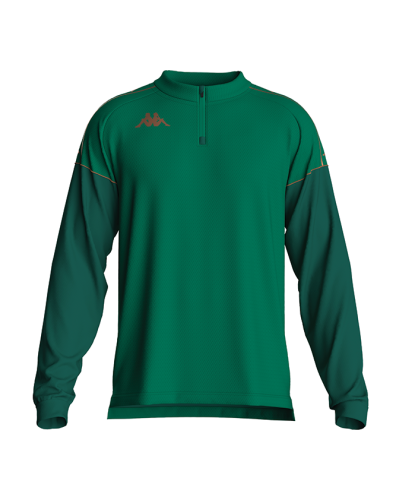 Sweat Quaterzip Massolo vert - Kappa