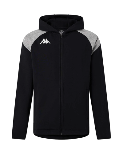 Hoodie Zip Liantozi noir et gris - Kappa