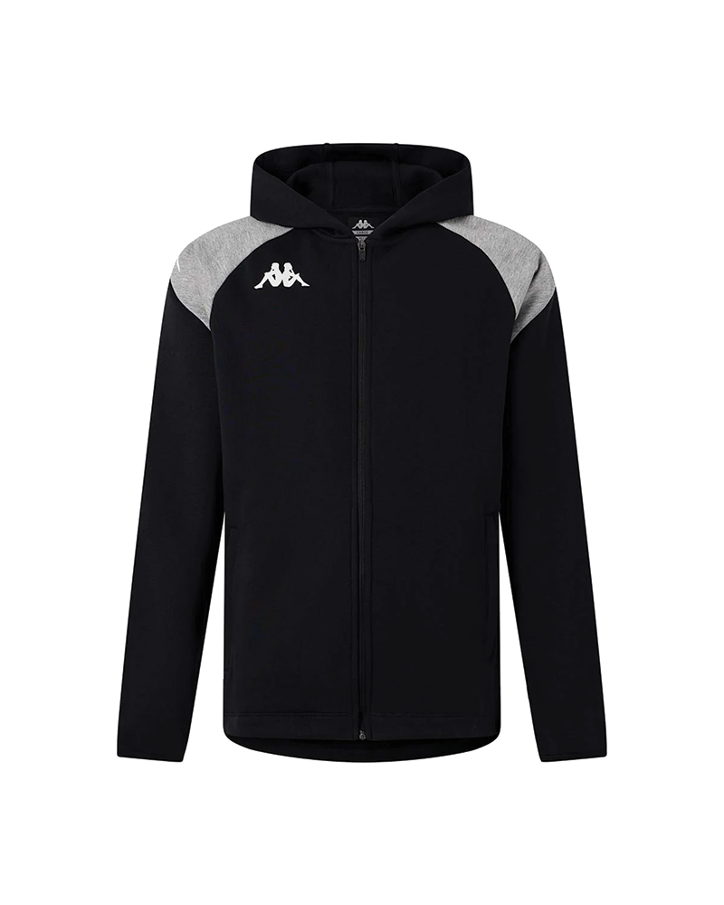 Hoodie Zip Liantozi noir et gris - Kappa