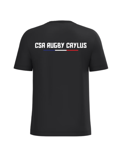 CSA Rugby Caylus - Teeshirt Homme Noir - Akka Sports