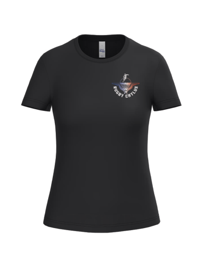 CSA Rugby Caylus - Teeshirt Femme Noir - Akka Sports