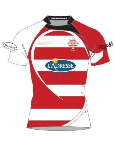 Maillot rugby sublimé Elite FFSE Les Gros Lu - Akka sports
