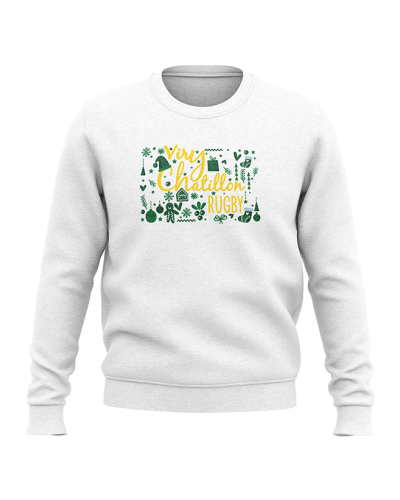 Sweat col rond Lifestyle Noël Graphik VIRY - Akka Sports
